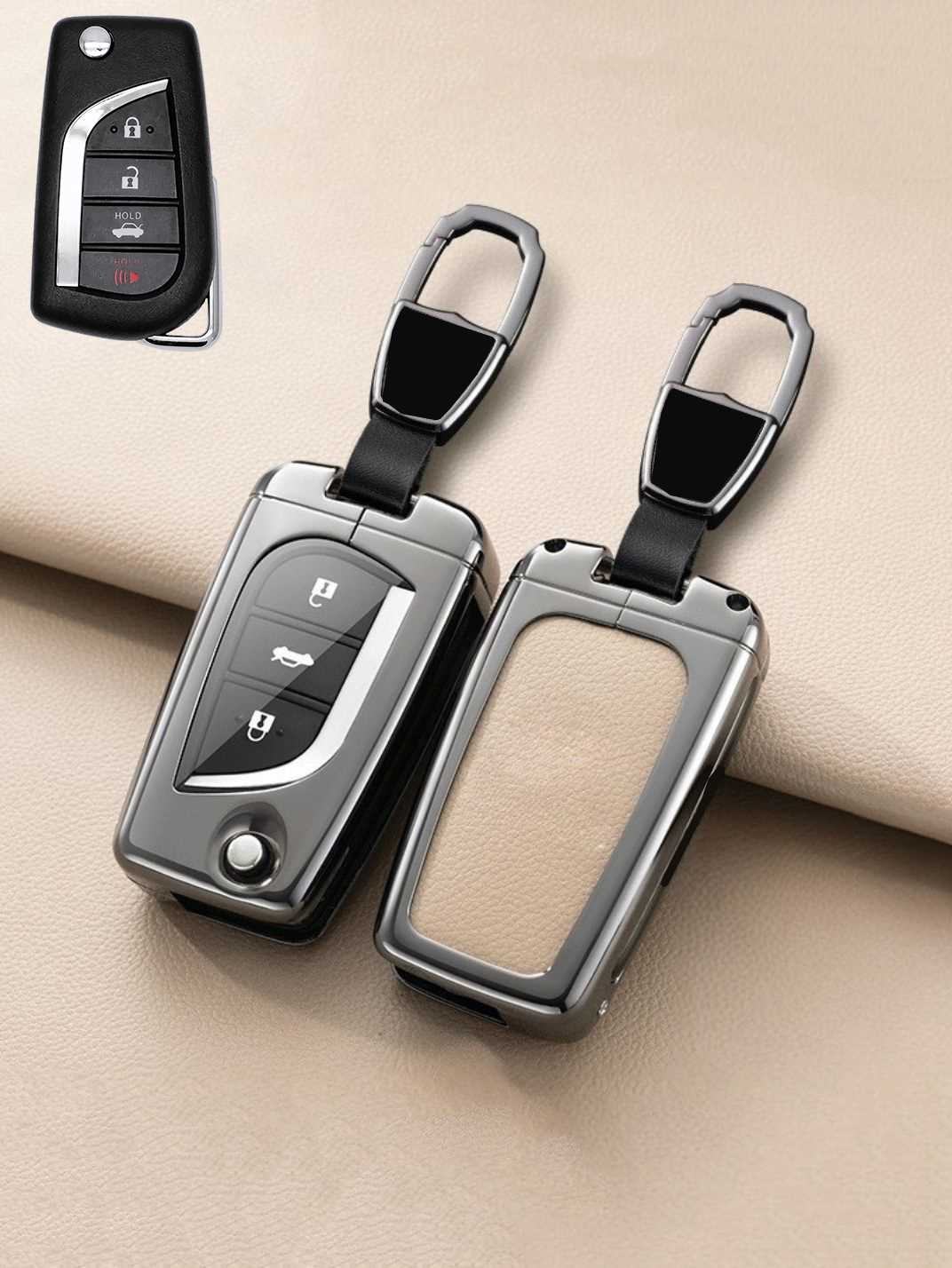 Premium Visible-Button Toyota Key Shell