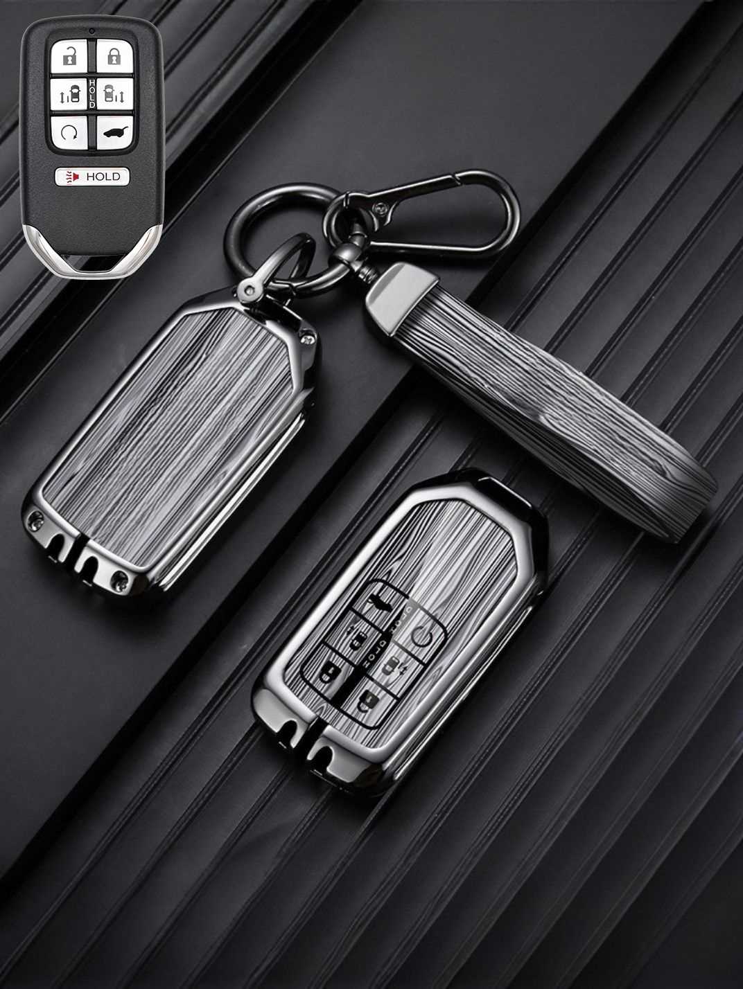 Heavy-Duty Zinc Alloy Honda Key Fob Cover