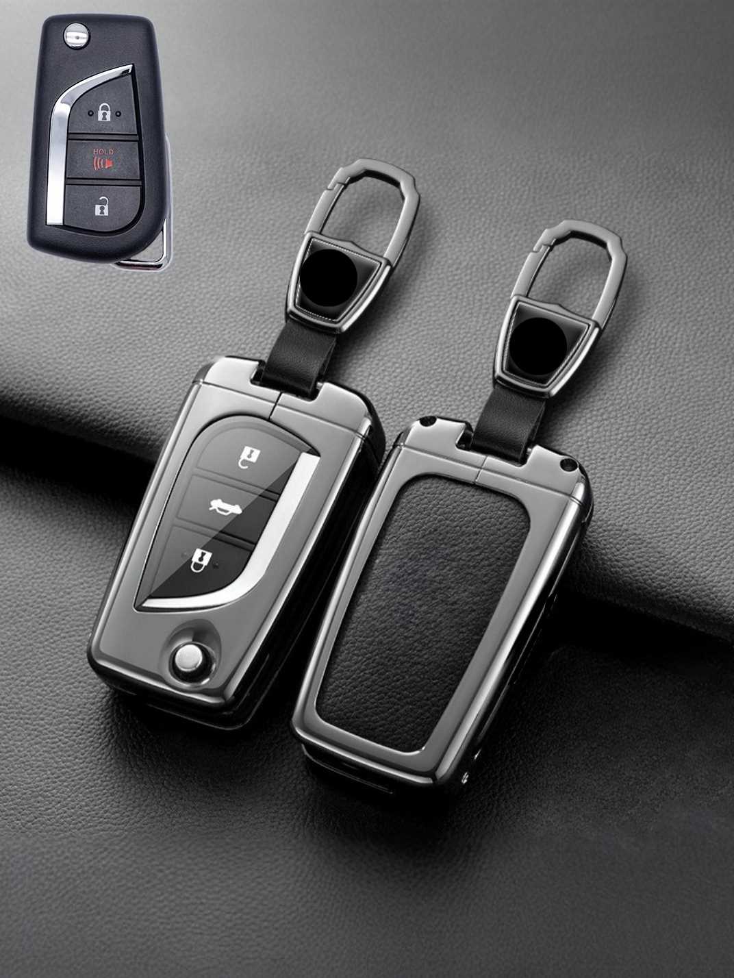 Premium Visible-Button Toyota Key Shell