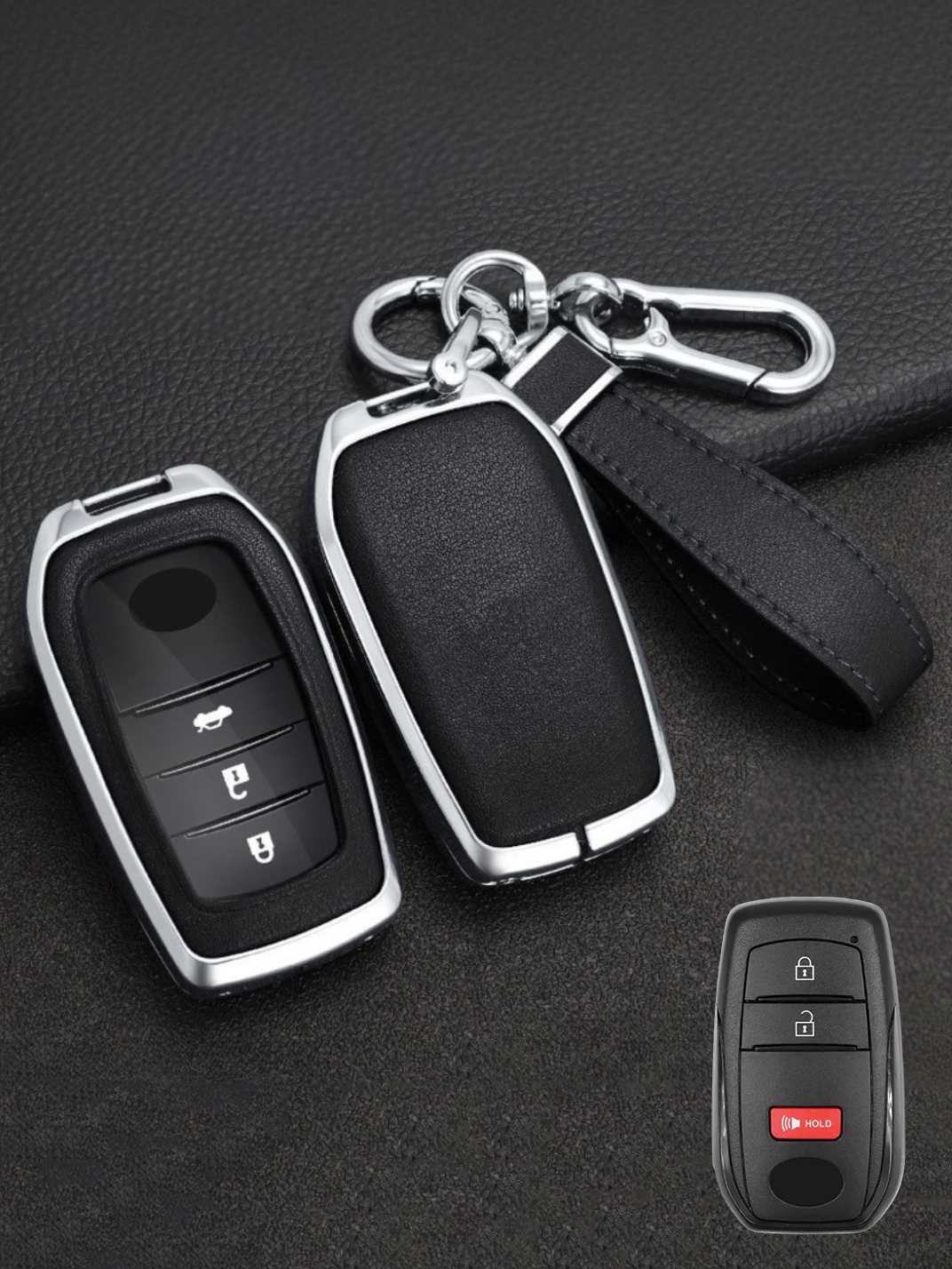 Premium Visible-Button Toyota Key Shell