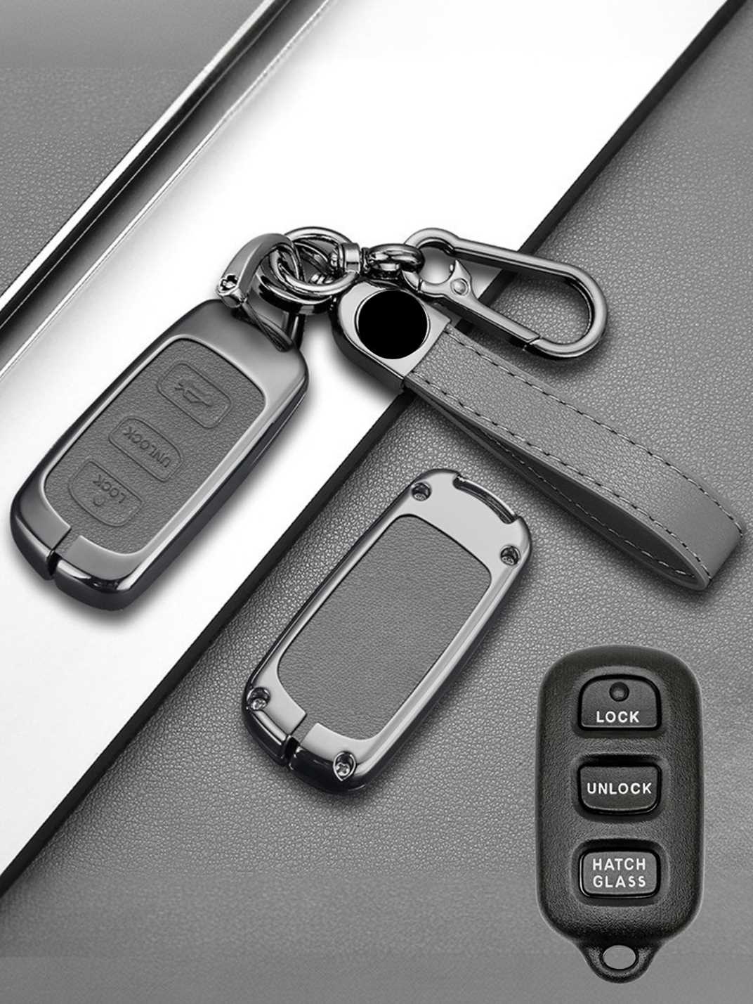 Premium Genuine Leather Toyota Key Cover