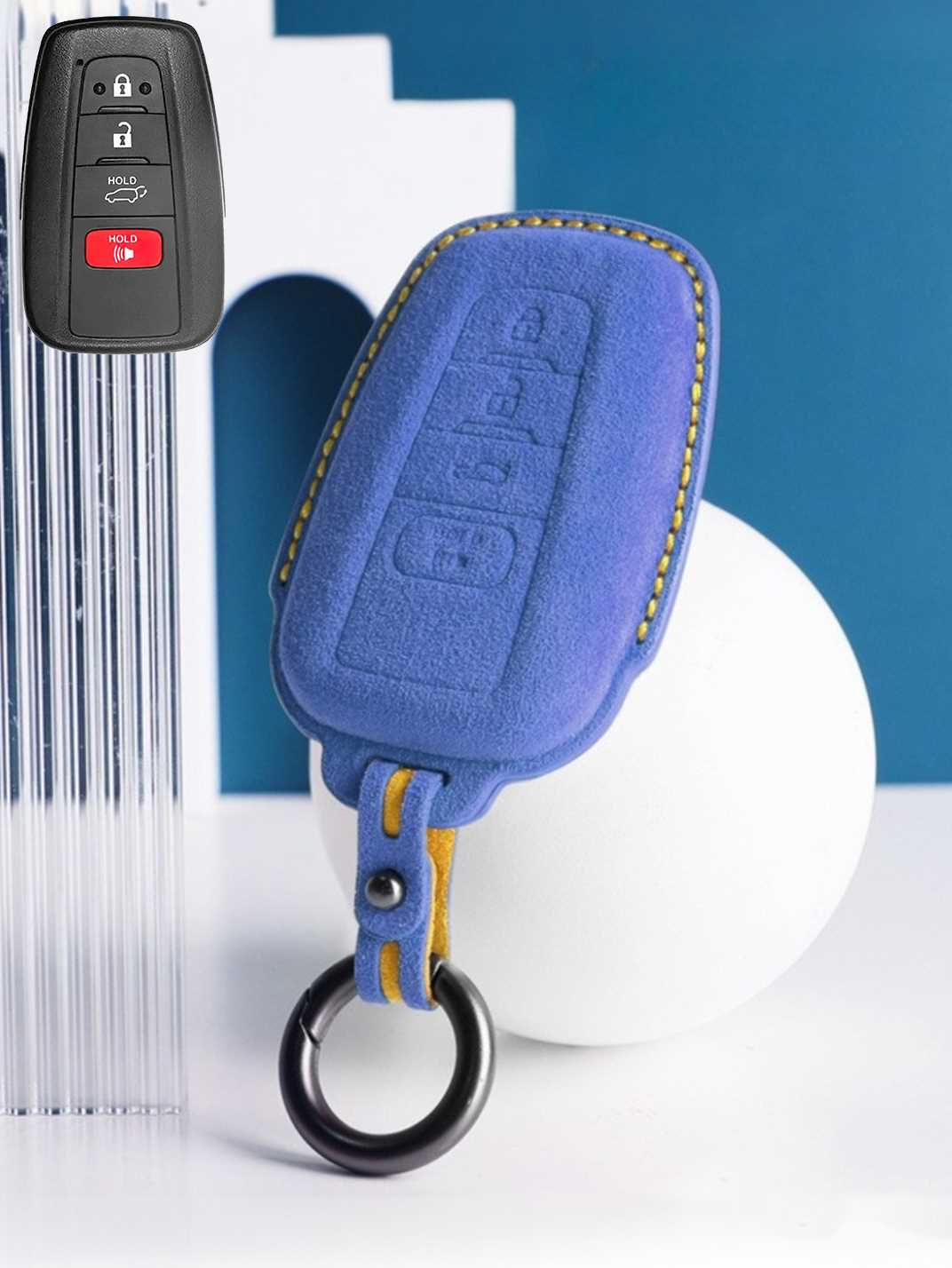 Genuine Alcantara Toyota Key Fob Cover