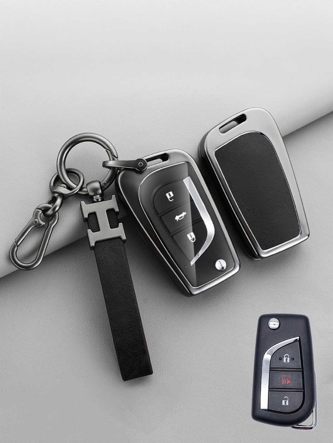 Premium Visible-Button Toyota Key Shell