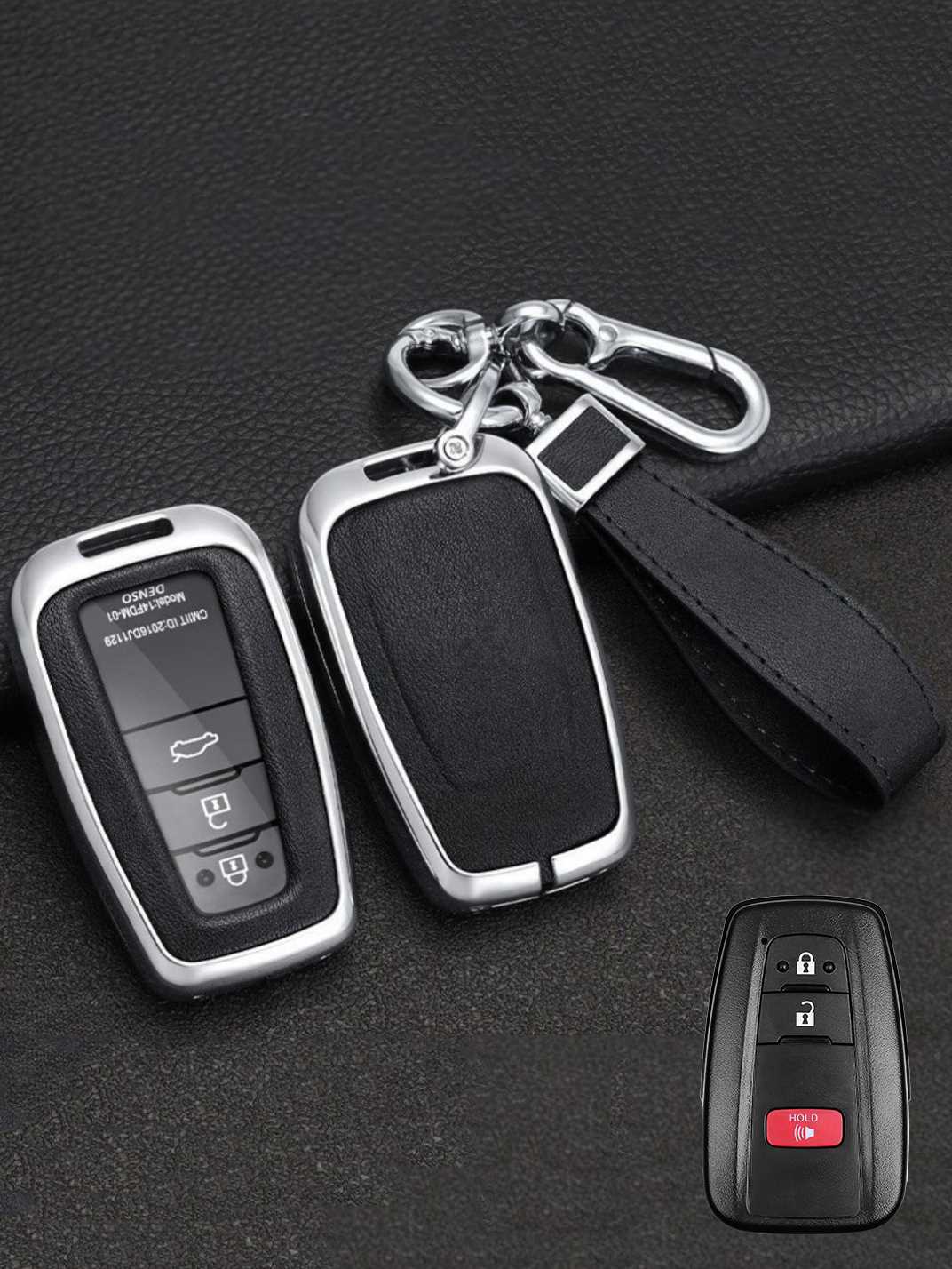 Premium Visible-Button Toyota Key Shell