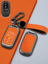 Honda Key Genuine Leather & Metal Frame