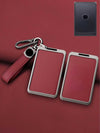 Honda Key Genuine Leather & Metal Frame