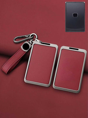 Honda Key Genuine Leather & Metal Frame