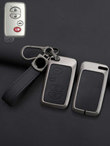 Toyota Key Genuine Leather & Metal Frame
