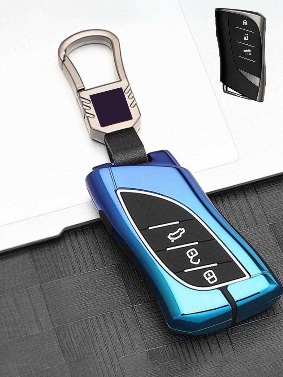 Luxury Colored Alloy Lexus Key Fob Case