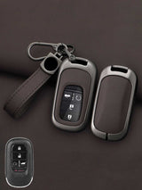 Honda Key Genuine Leather & Metal Frame