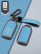 Honda Key Genuine Leather & Metal Frame