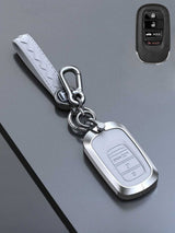 Honda Key Genuine Leather & Metal Frame