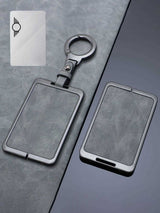 Vintage Leather & Metal Alloy MINI Key Cover