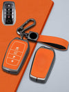 Toyota Key Genuine Leather & Metal Frame