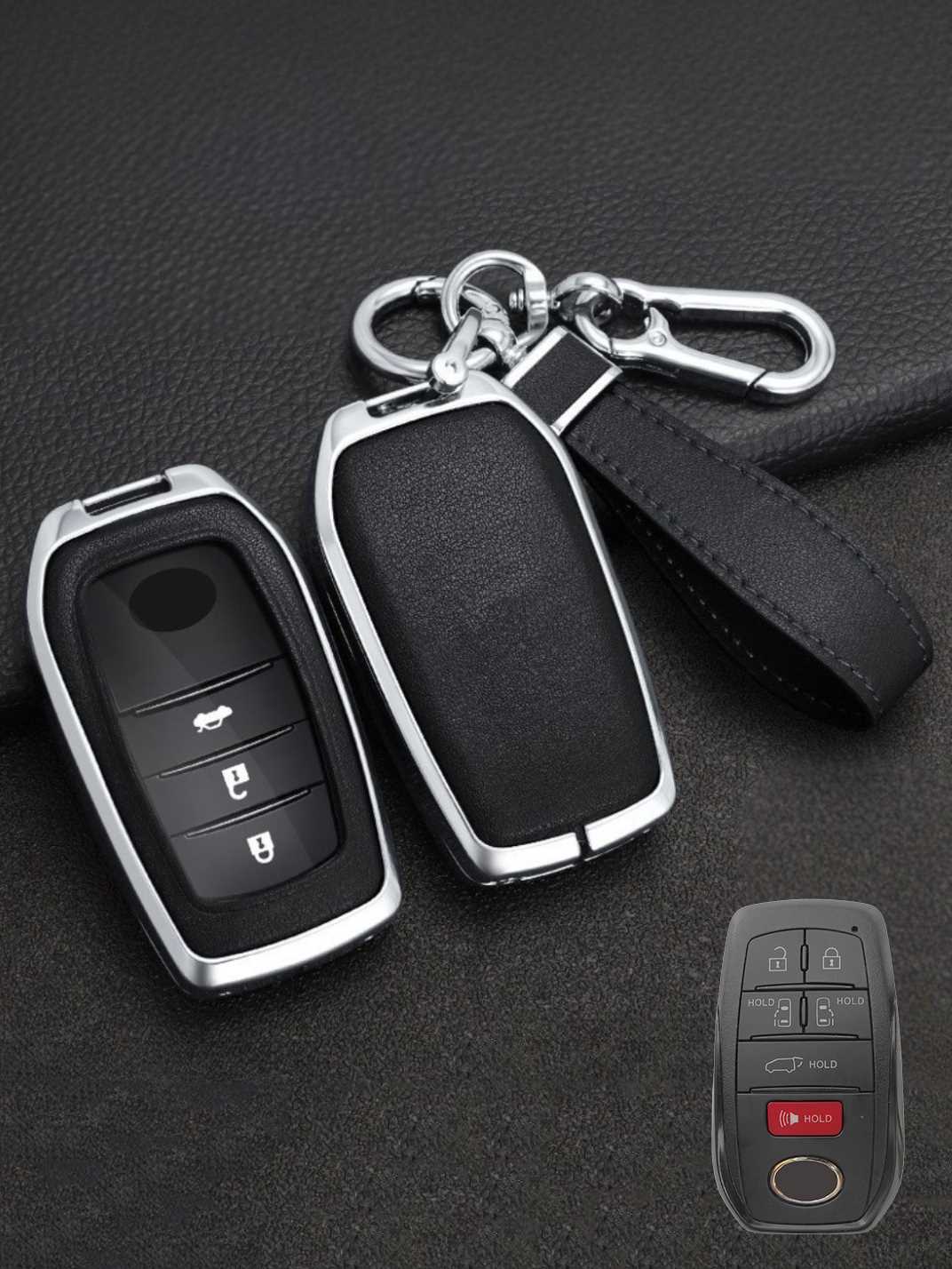 Premium Visible-Button Toyota Key Shell