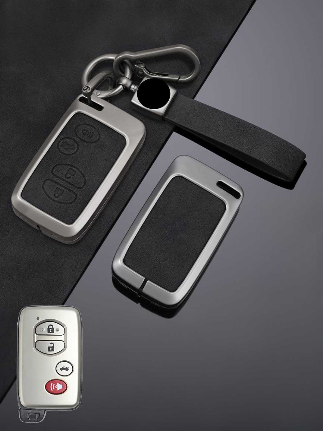 Premium Genuine Leather Toyota Key Cover
