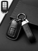 Premium Genuine Leather Honda Key Cover