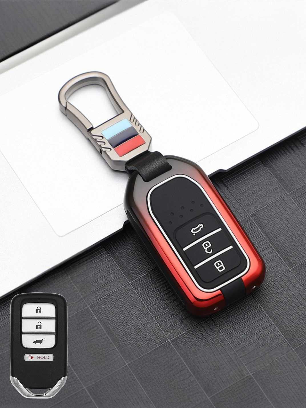 Luxury Colored Alloy Honda Key Fob Case