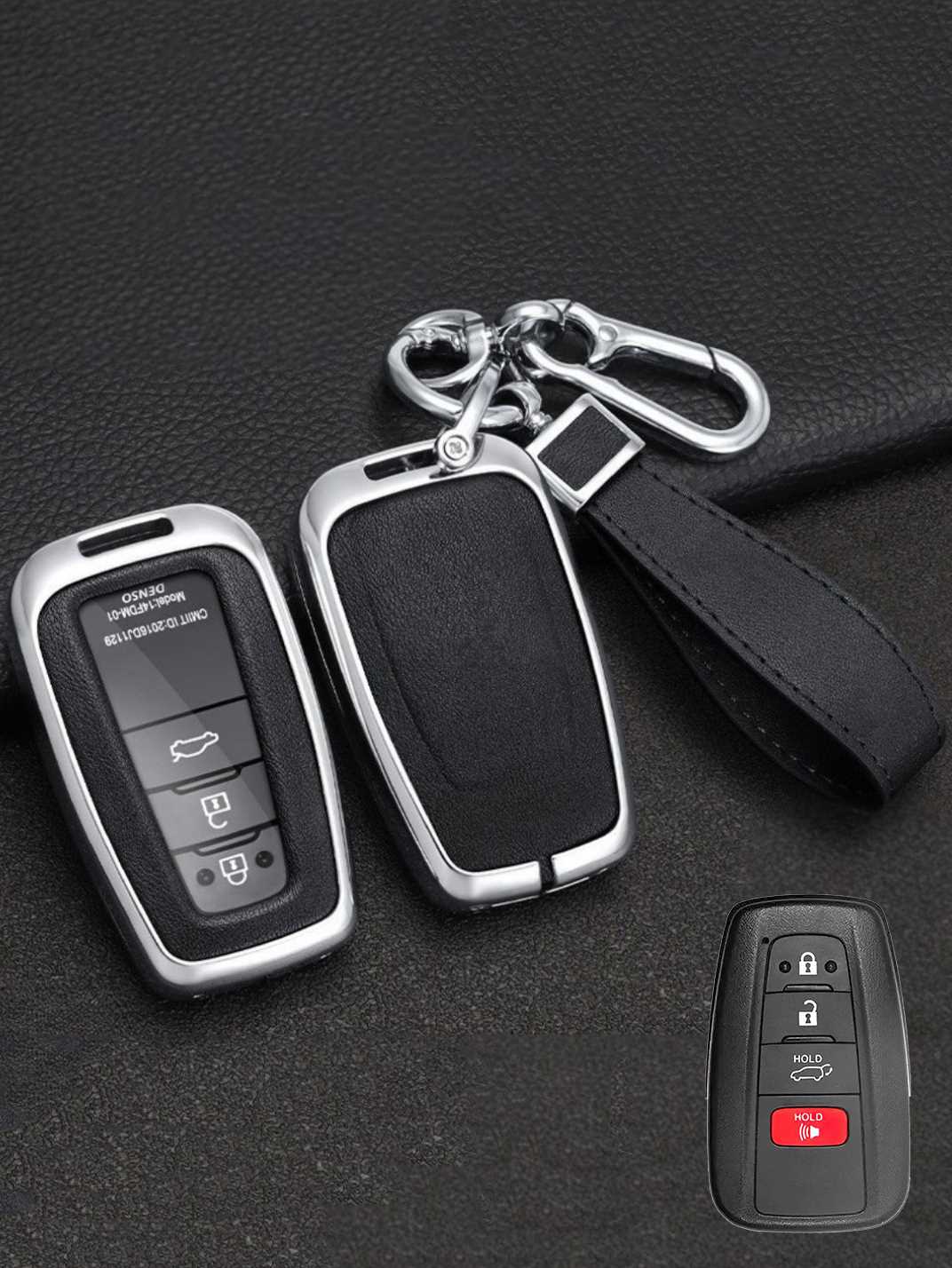 Premium Visible-Button Toyota Key Shell