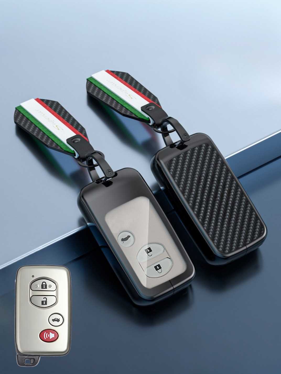 Visible Button Toyota Key Protector Shell