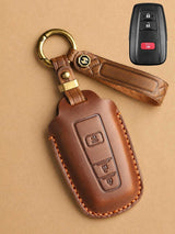 Premium Genuine Leather Toyota Key Cover