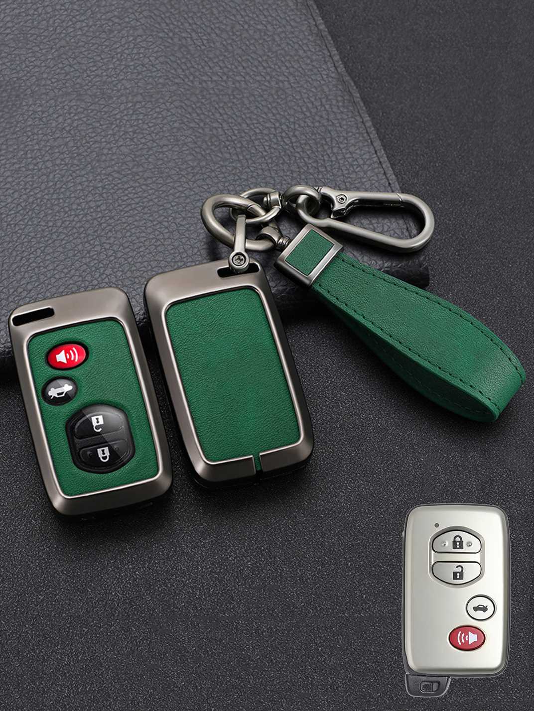 Premium Visible-Button Toyota Key Shell