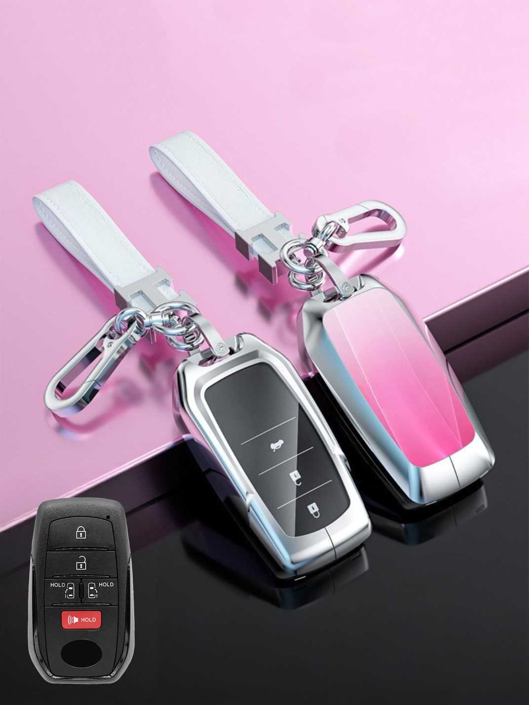 Visible Button Toyota Key Protector Shell
