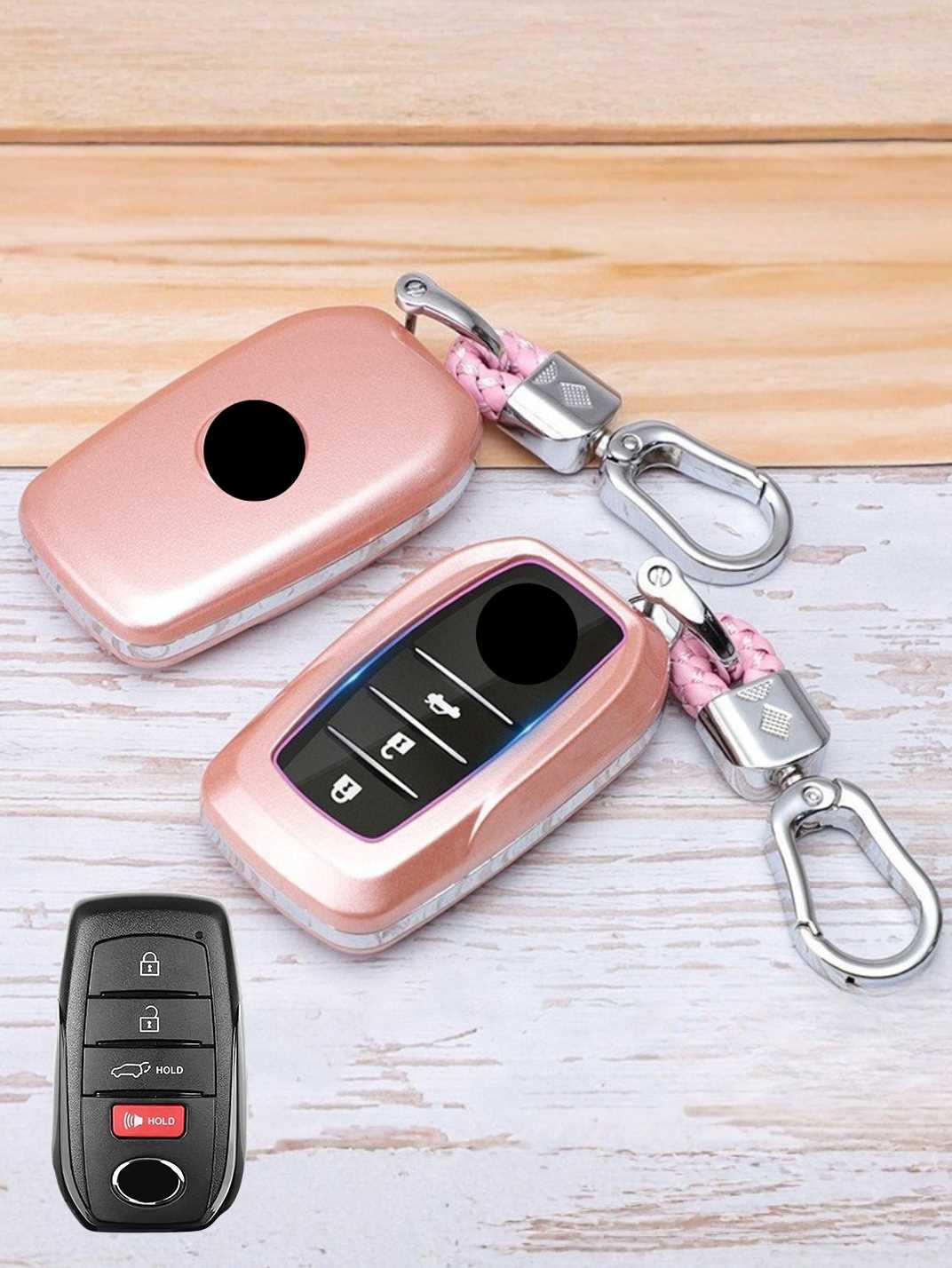 Premium Visible-Button Toyota Key Shell