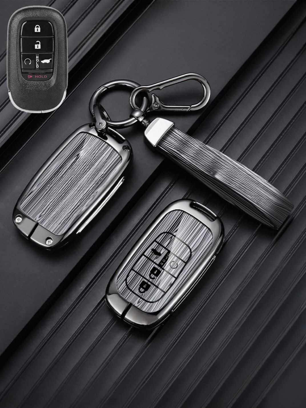 Heavy-Duty Zinc Alloy Honda Key Fob Cover