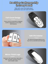 Heavy-Duty Zinc Alloy Audi Key Fob Cover