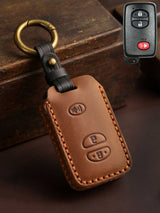 Premium Genuine Leather Toyota Key Cover