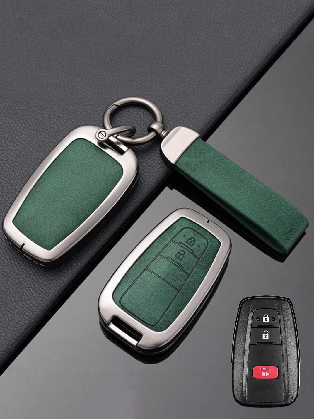 Premium Genuine Leather Toyota Key Cover
