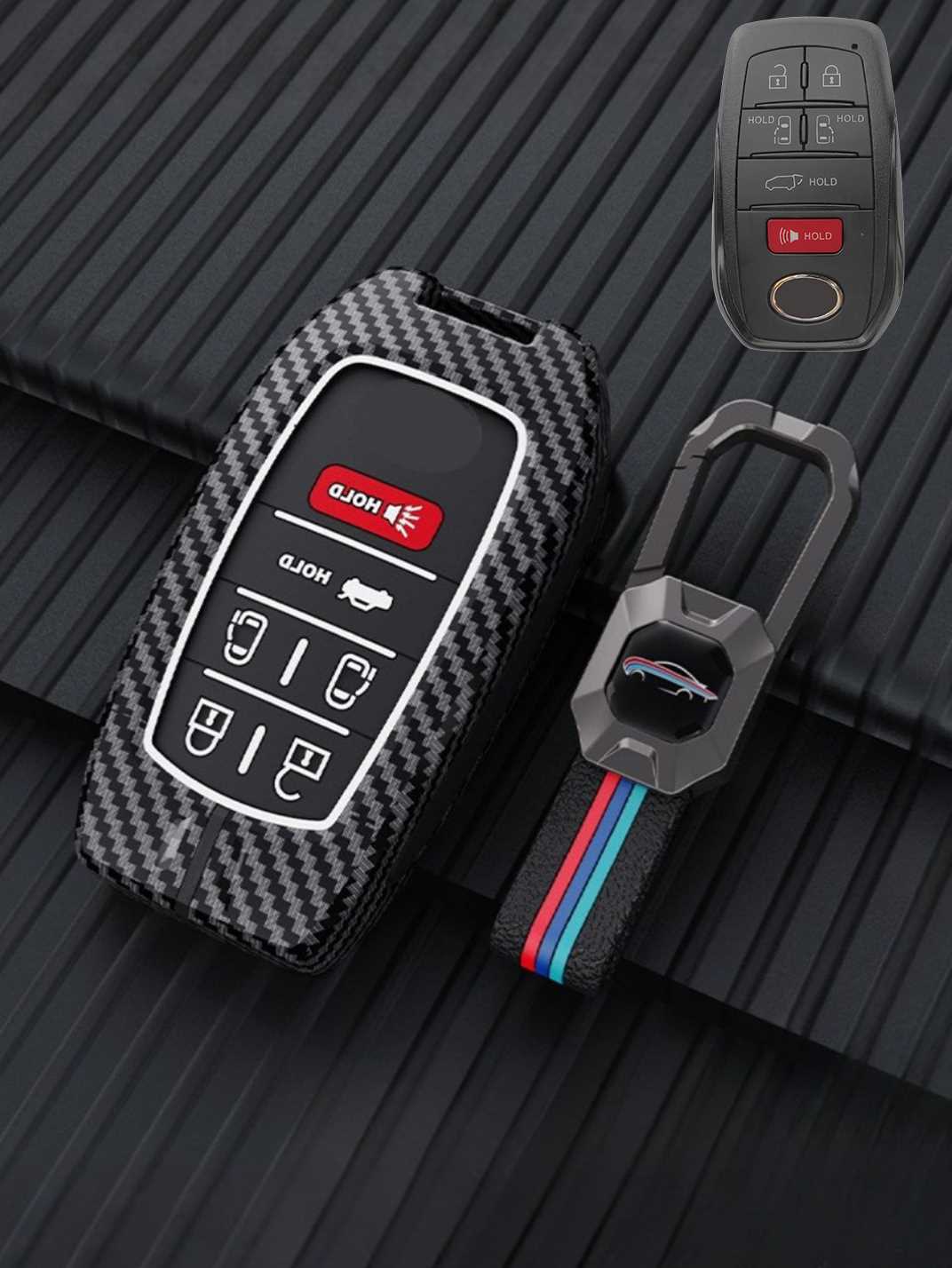 Luxury Colored Alloy Toyota Key Fob Case