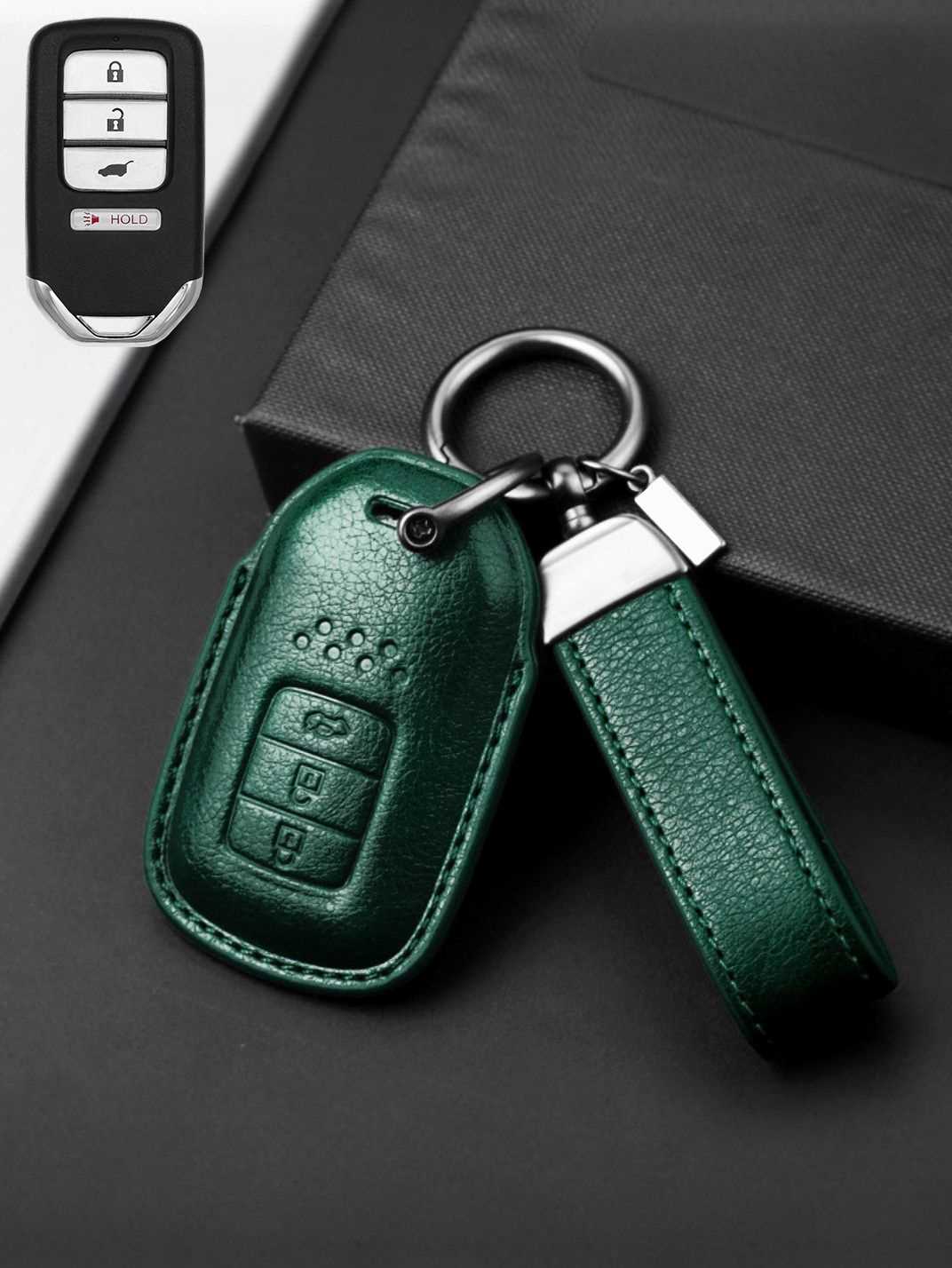 Premium Genuine Leather Honda Key Cover