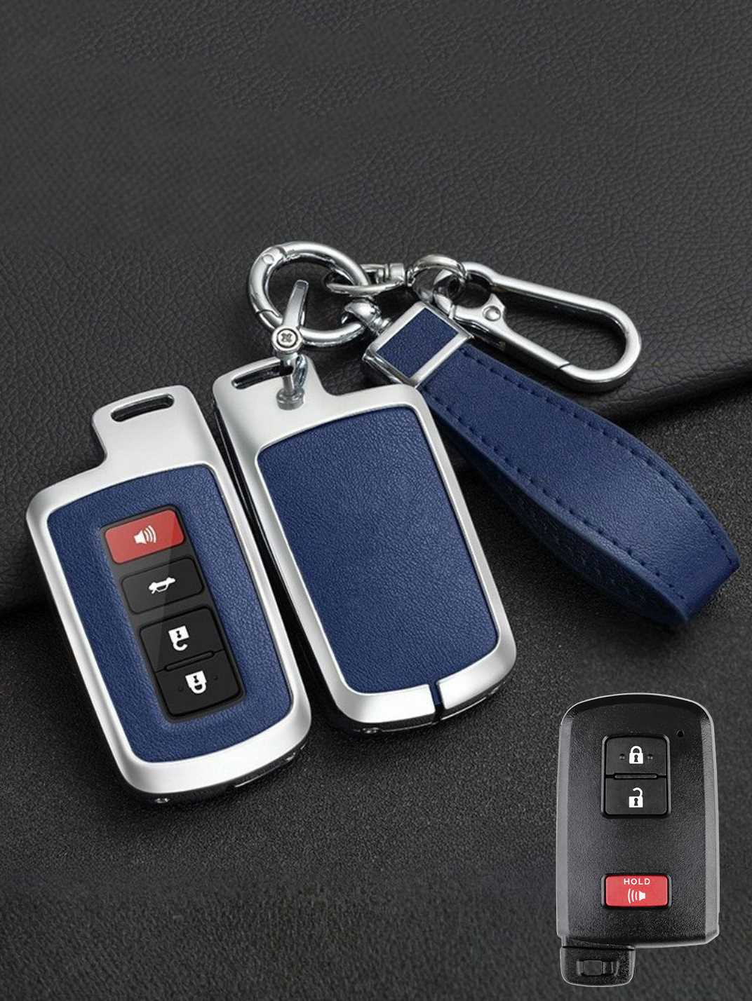 Premium Visible-Button Toyota Key Shell