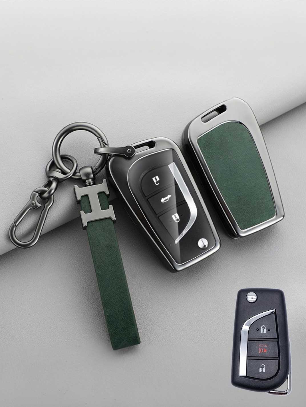 Premium Visible-Button Toyota Key Shell