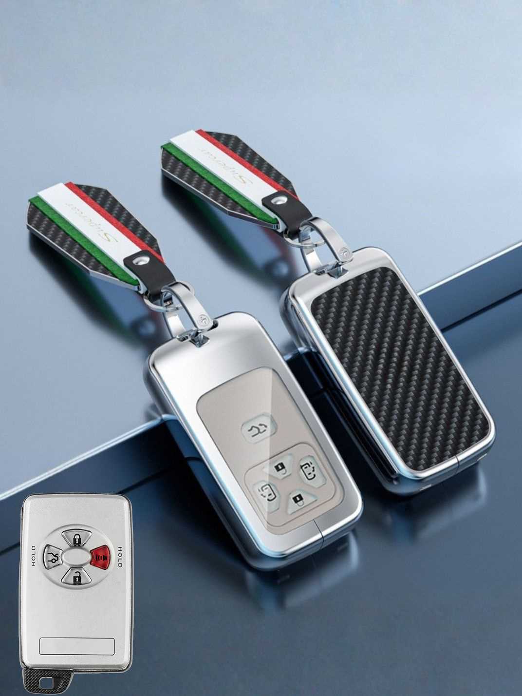 Visible Button Toyota Key Protector Shell
