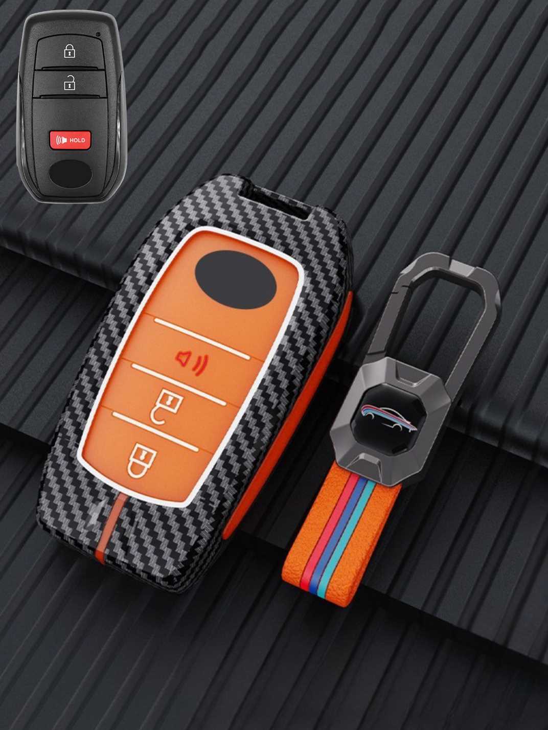 Luxury Colored Alloy Toyota Key Fob Case