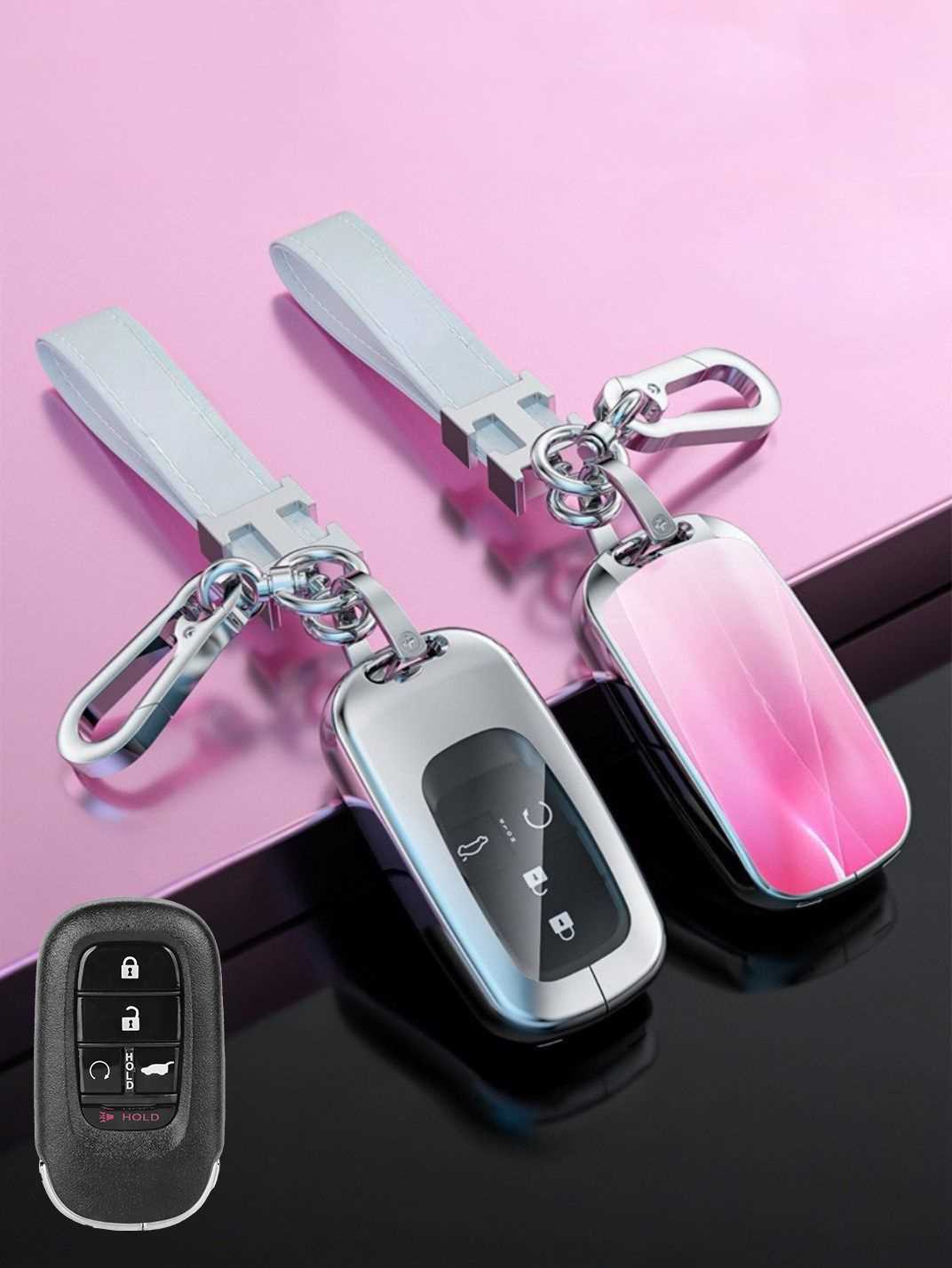 Visible Button Honda Key Protector Shell
