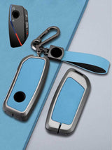 BMW Key Genuine Leather & Metal Frame