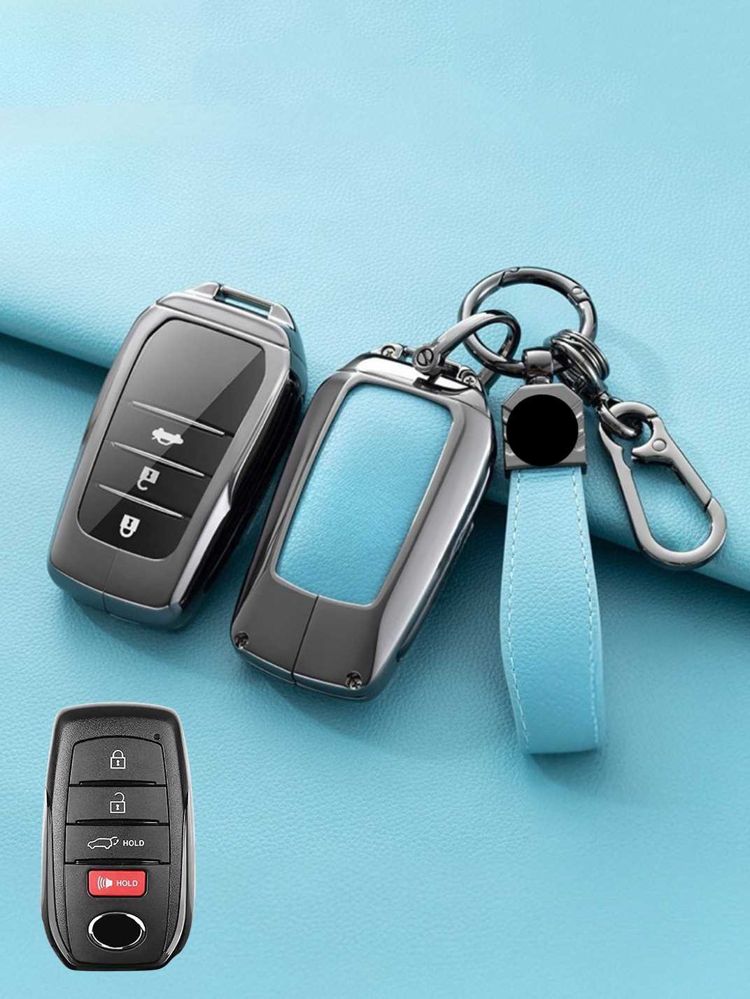 Premium Visible-Button Toyota Key Shell
