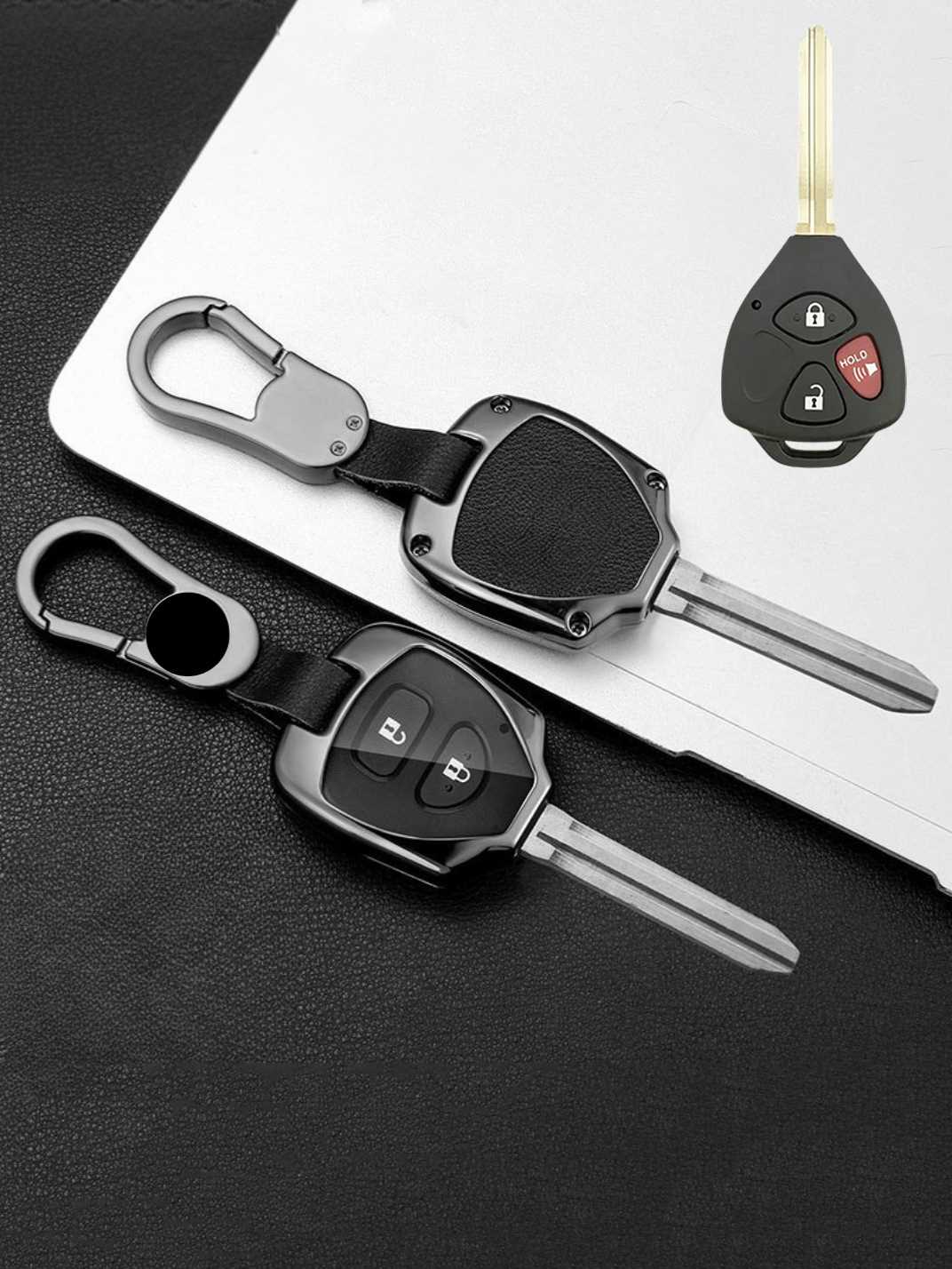 Premium Visible-Button Toyota Key Shell