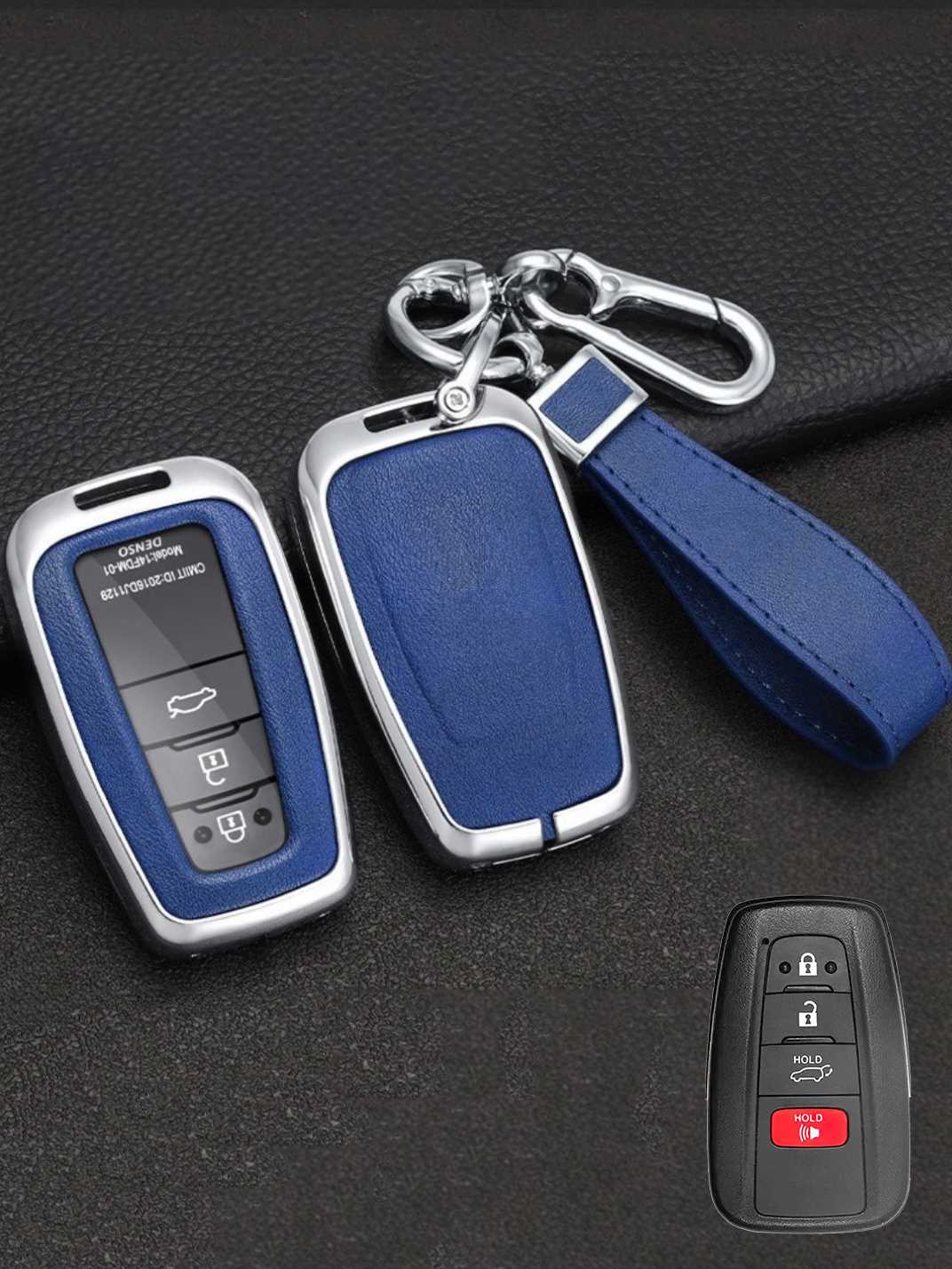 Premium Visible-Button Toyota Key Shell