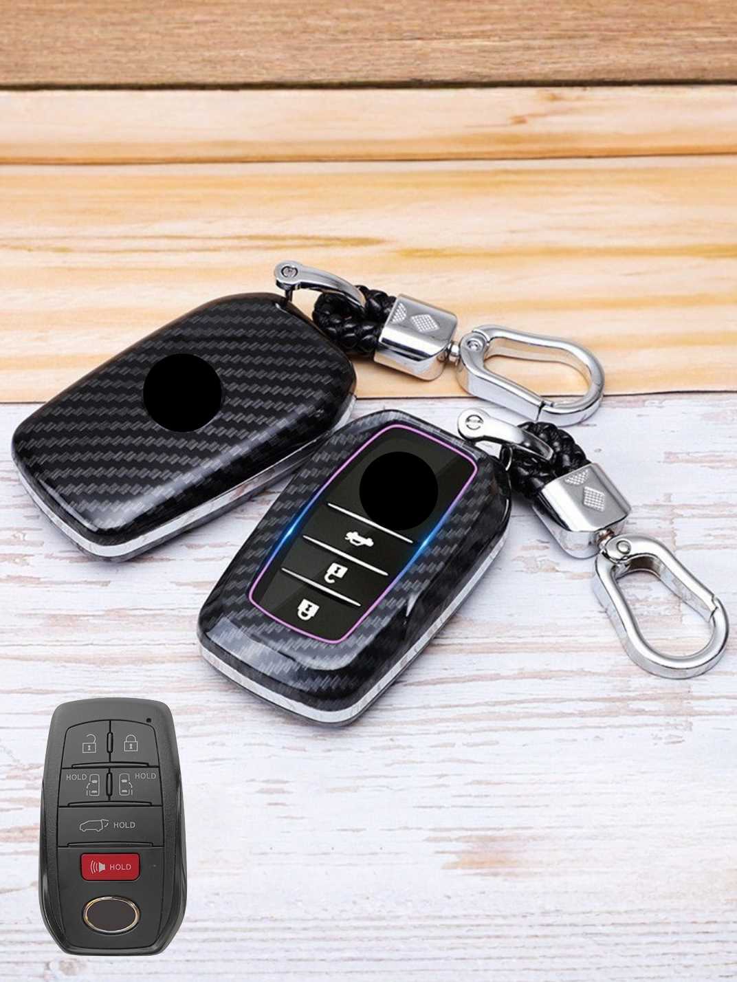 Premium Visible-Button Toyota Key Shell