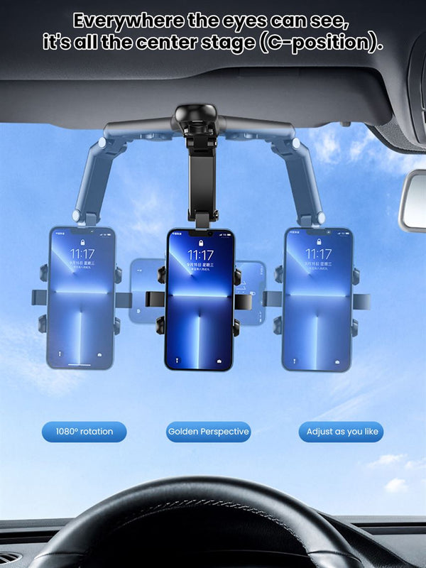Sun Visor Car Phone Holder Mount Multifunctional Cell Phone Stand