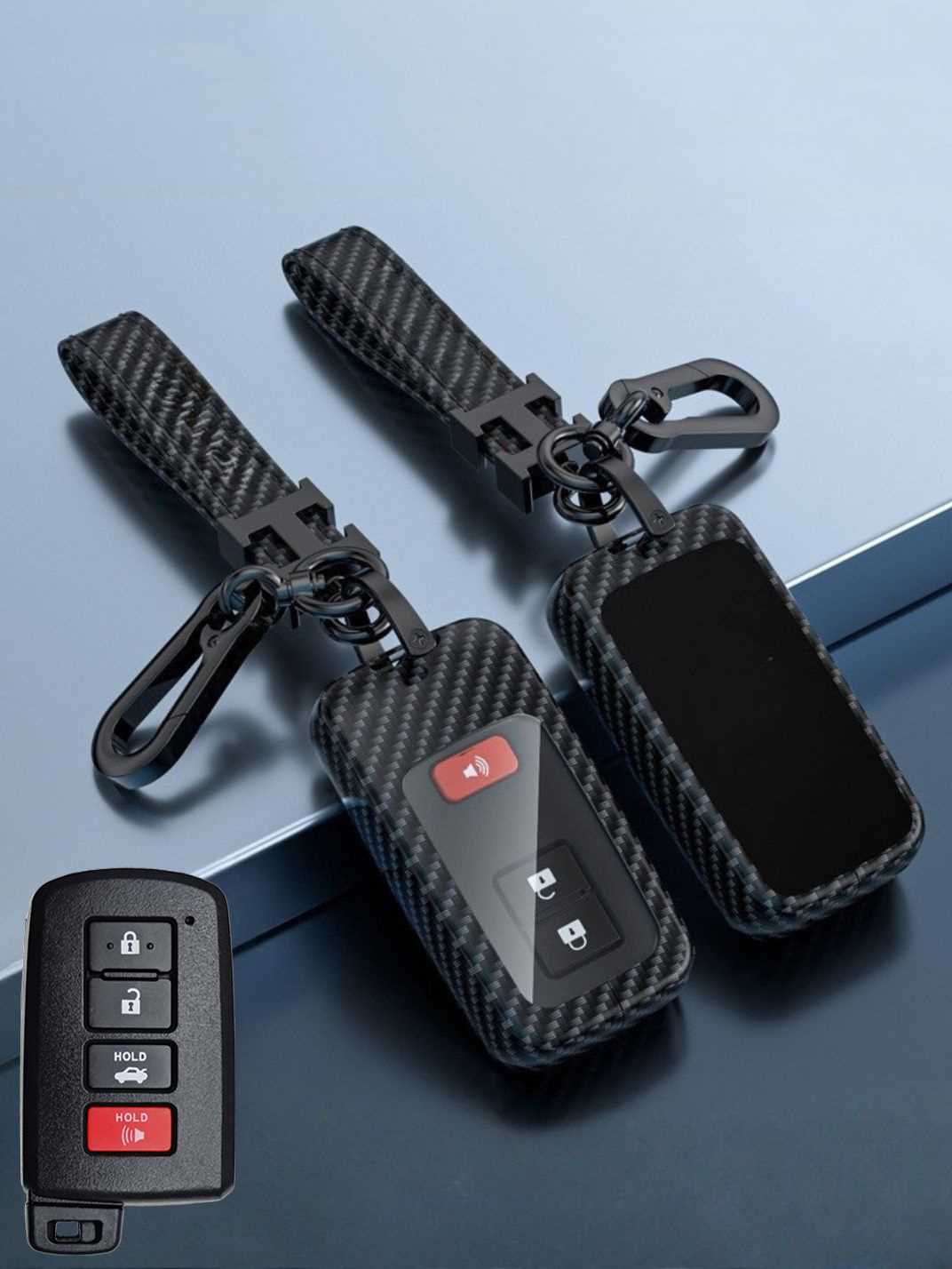 Visible Button Toyota Key Protector Shell