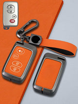 Toyota Key Genuine Leather & Metal Frame