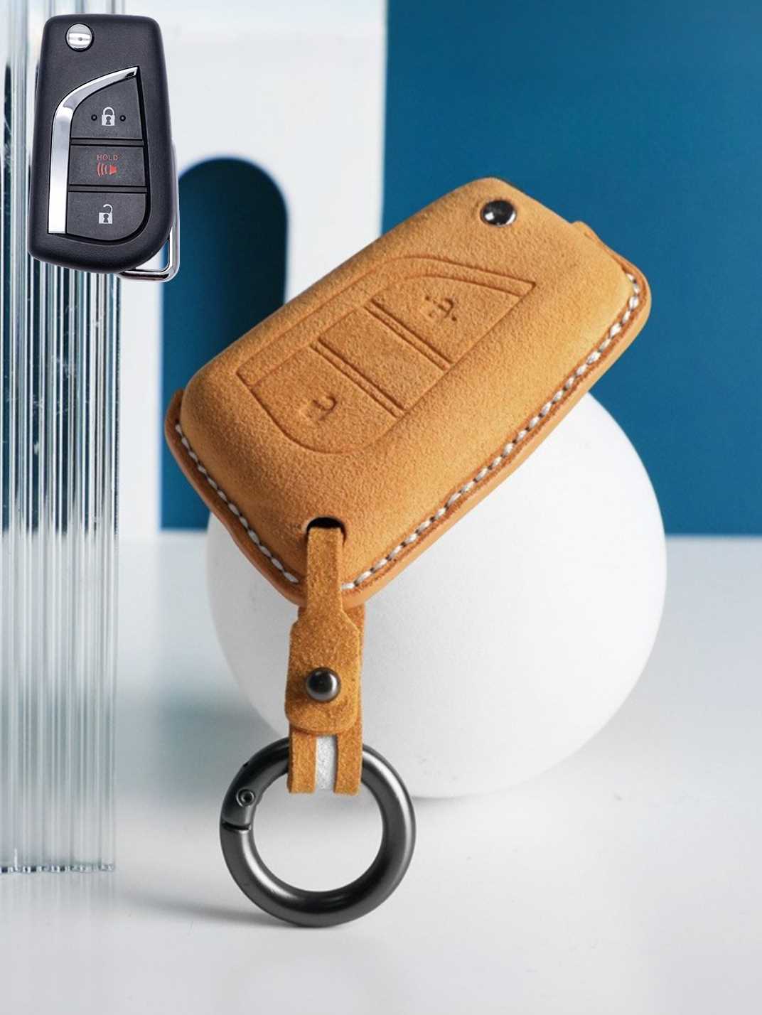 Genuine Alcantara Toyota Key Fob Cover