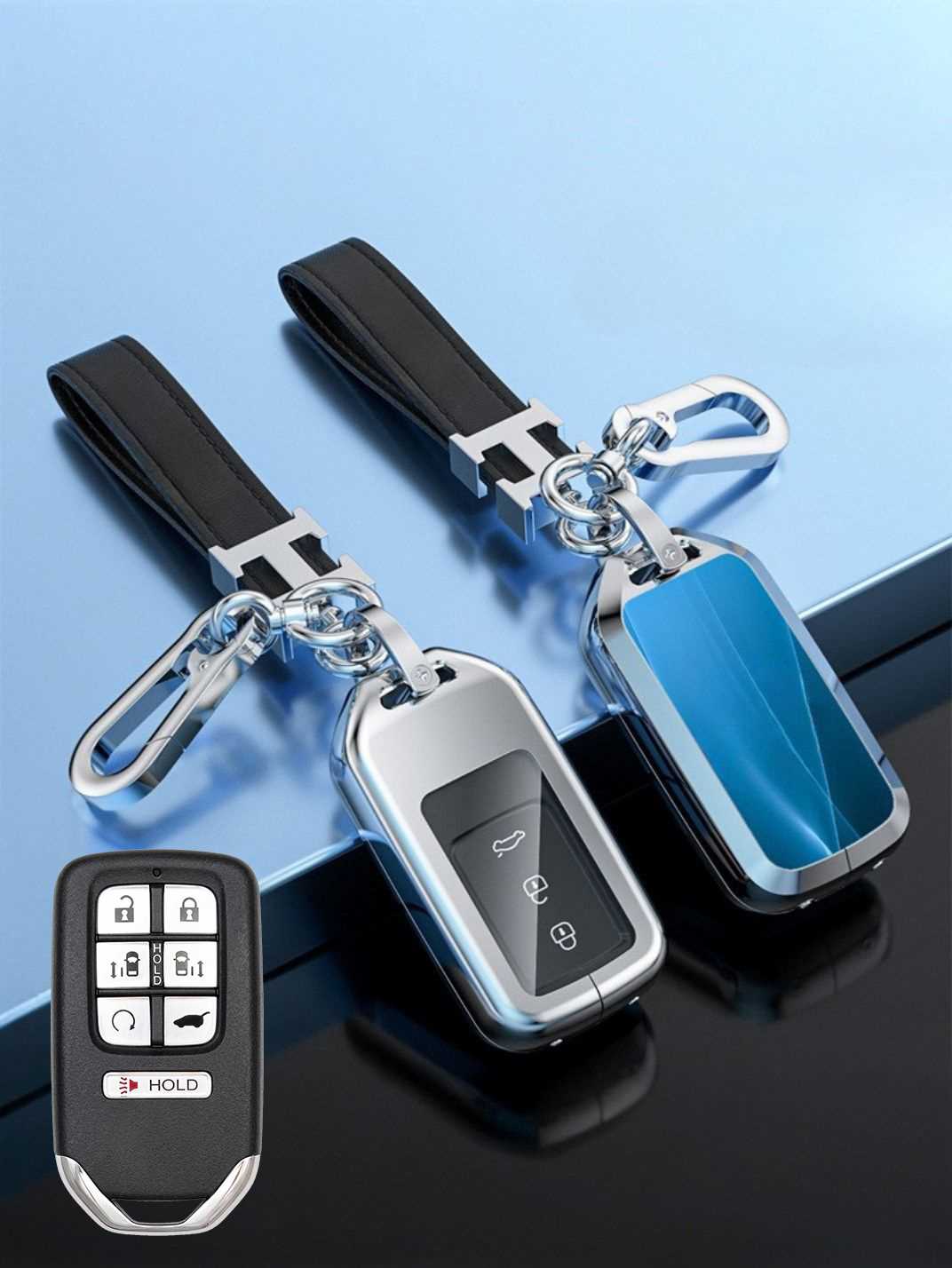Visible Button Honda Key Protector Shell