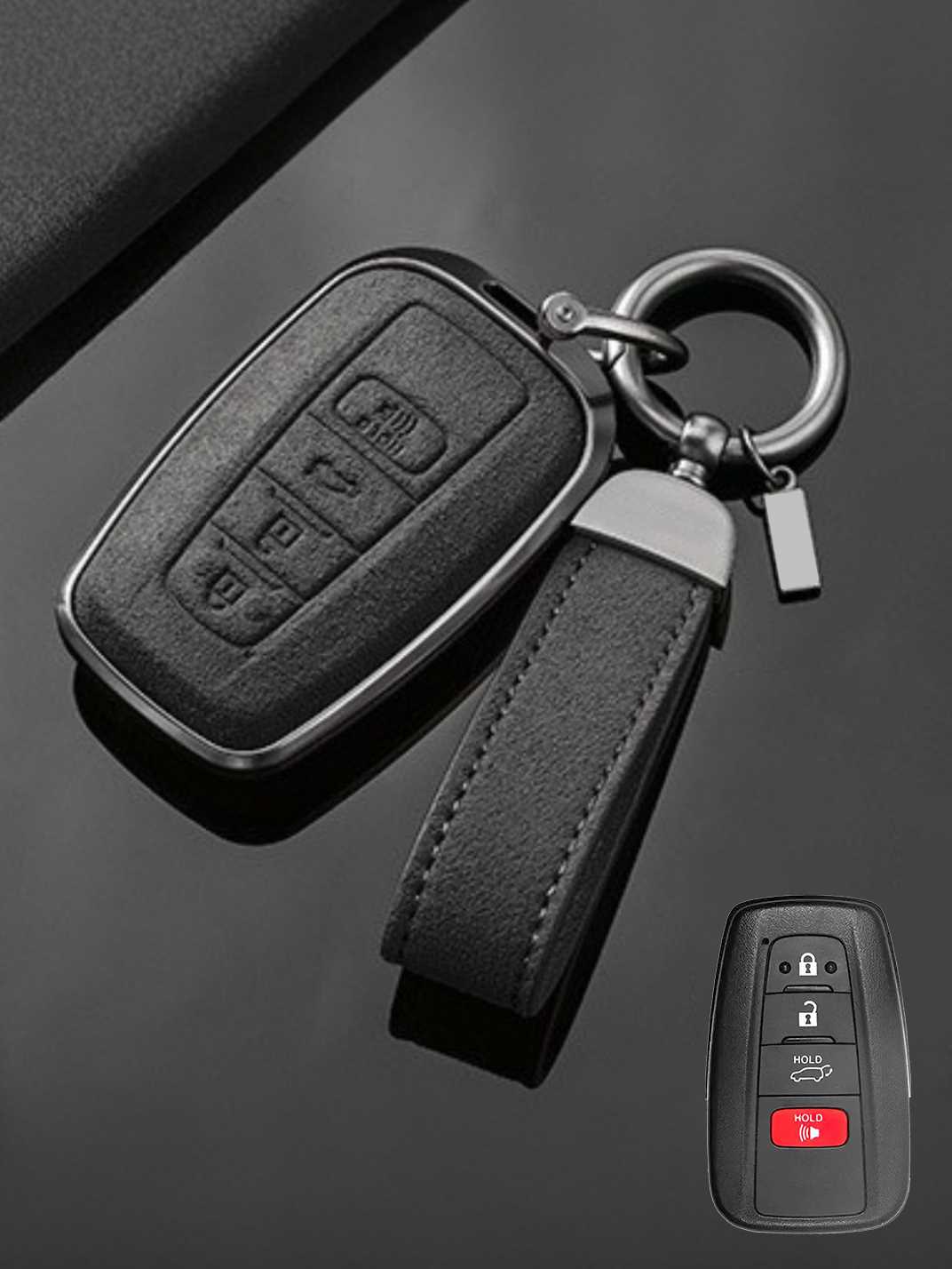 Genuine Alcantara Toyota Key Fob Cover
